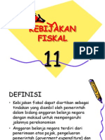 Bab 11 Kebijakan Fiskal