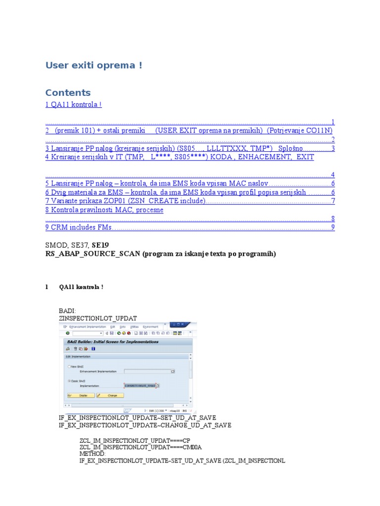 SAP Serial Number Management Guide | PDF | Computers