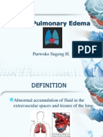 Acute Pulmonary Edema: Purwoko Sugeng H