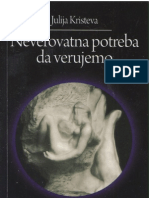 Julija Kristeva Neverovatna Potreba Da Verujemo