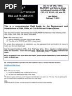 All CLARiiON Disk and FLARE OE Matrices