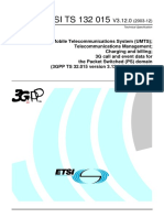 Telecommunications Management - Charging and Billing - 3g Call and Data Events For PS Domain