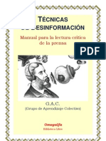 Tecnicas de Desinformacion