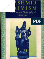 Motilal Pandit Kashmir Shaivism The Central Philosophy of Tantrism