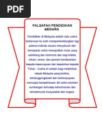 falsafah pendidikan negara