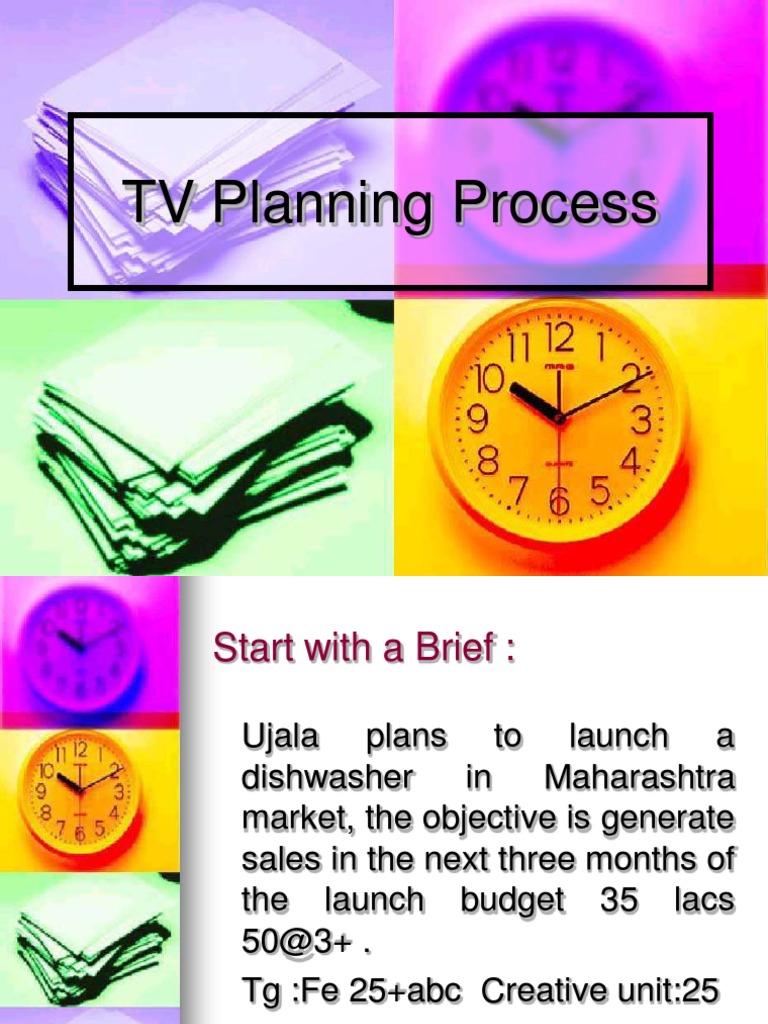 TV Planning Process | PDF | Television | Communication