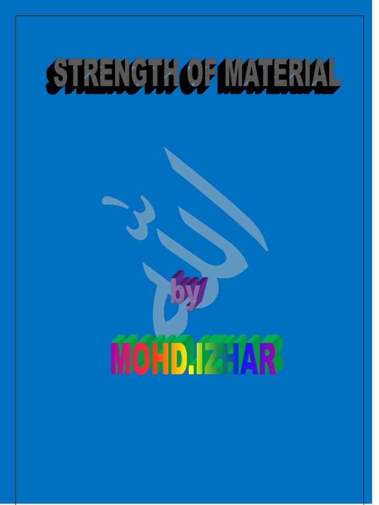 Strength of Material PDF Bending Buckling