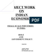 Small Scale Industries in India