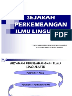 Sejarah An Ilmu Linguistik