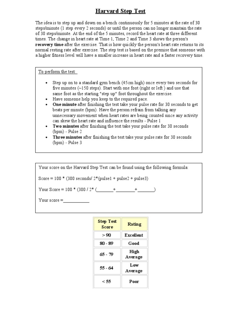 8.harvard Step Test PDF