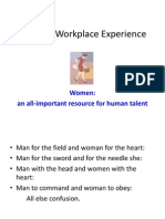 Gender & Workplace Experience