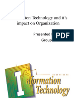 Information Technology and It_s Impact on Organization