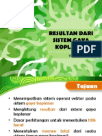 HASIL DARI SISTEM GAYA KOPLANAR