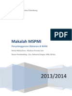 Makalah MSPMI