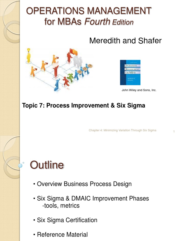 Six Sigma Process Improvement Overview | PDF | Six Sigma | Business Process