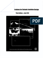 AASHTO Guide Specifications for Seismic Isolation Design