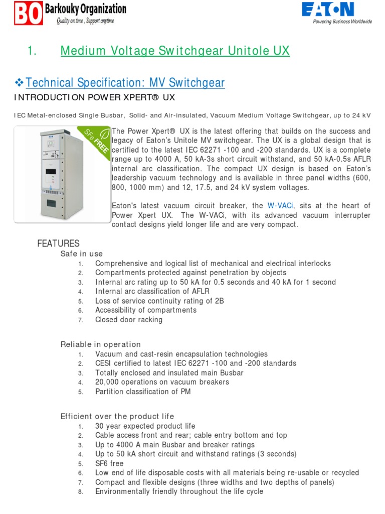 Technical Offer Introduction Transformer Switch