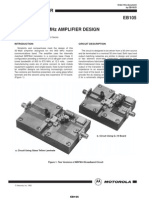 EB-105 A 30 Watt 800 MHZ Amplifier Design