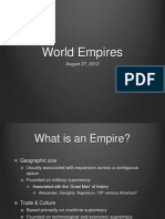 Powerpoint 1 - Introduction To World Empires