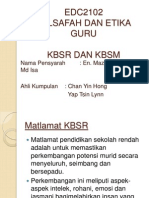 KBSR Dan KBSM