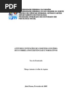 Aquino t.a.a.2009 Atitudes e Intenaees de Cometer o Suicdio Seus Correlatos Existenciais e Normativos