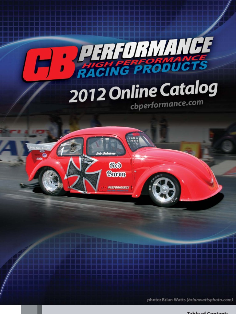 CB Performance 2012 Catalog Carburetor Fuel Injection