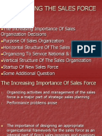 4 - Organizing the Sales Force