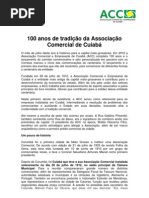 100 anos de tradição da Associação Comercial de Cuiabá imprensa