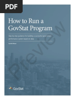 The GovStat Program How-To Guide - Preview