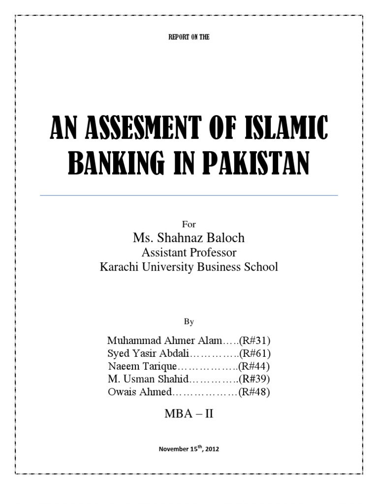 essay on islamic banking