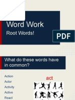 Word Work - Latin Roots
