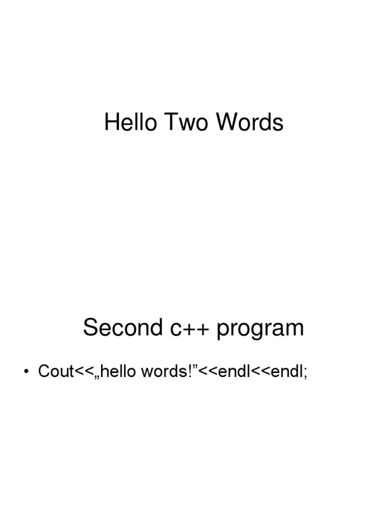 Second Program | PDF | Computers