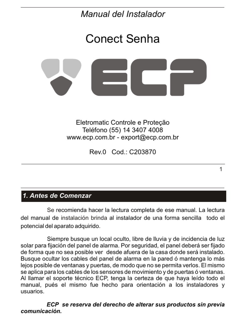 Manual Instalación Conect Senha | PDF | Informática y tecnología de la ...