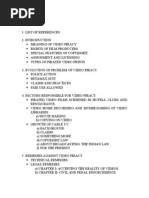 Download Video Piracy- Background and its control by gautammudgal SN13132919 doc pdf