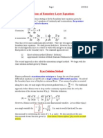 Boundary Layer Notes