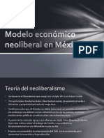 Modelo Económico Neoliberal en México