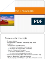 What Is Knowledge?