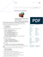 Iptables - Configuración Del Firewall en Linux Con IPtables PDF