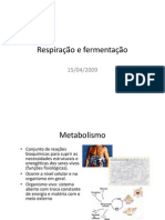 Bio3 - Aula - 06 (1) - RESPIRAÇÃO E FERMENTAÇÃO