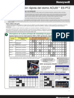 Honeywell ACUIX ES 800-03060 Quickinstall SP