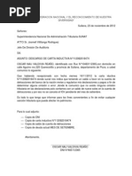 Carta Retiro de Cts Modelo