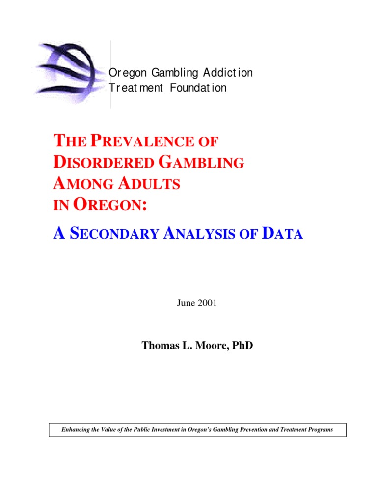 Oregon Gambling Disorder Study | PDF