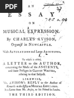 Download Avison Essay on Musical Expression by Carlo Grante SN131366621 doc pdf