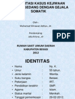 Presentasi Kasus Depresi Sedang Dengan Gejala Somatik 