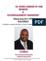 Launching Your Career in The Sports & Entertainment Industry