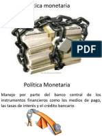 Política monetaria