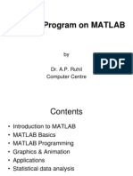 Training Program On MATLAB