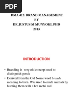 Brand Management Notes