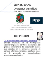 Malformacion Arteriovenosa en Niños