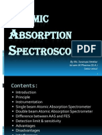 Atomic Absorption Spectroscopy
